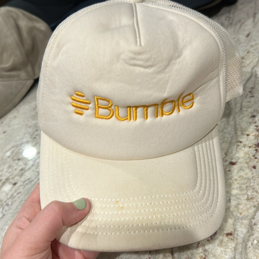 Bumble trucker hat